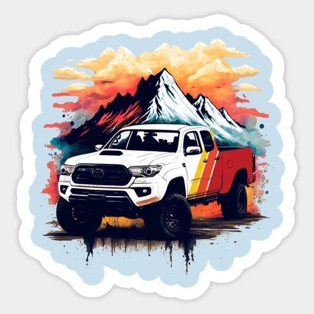 Tacoma TRD Racing Design Sticker by Kid Relic